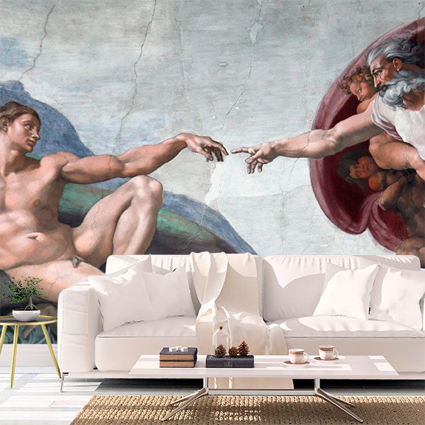 Fotomurali : Creazione di Adamo, Michelangelo
