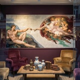 Fotomurali : Creazione di Adamo, Michelangelo 12