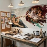 Fotomurali : Creazione di Adamo, Michelangelo 6