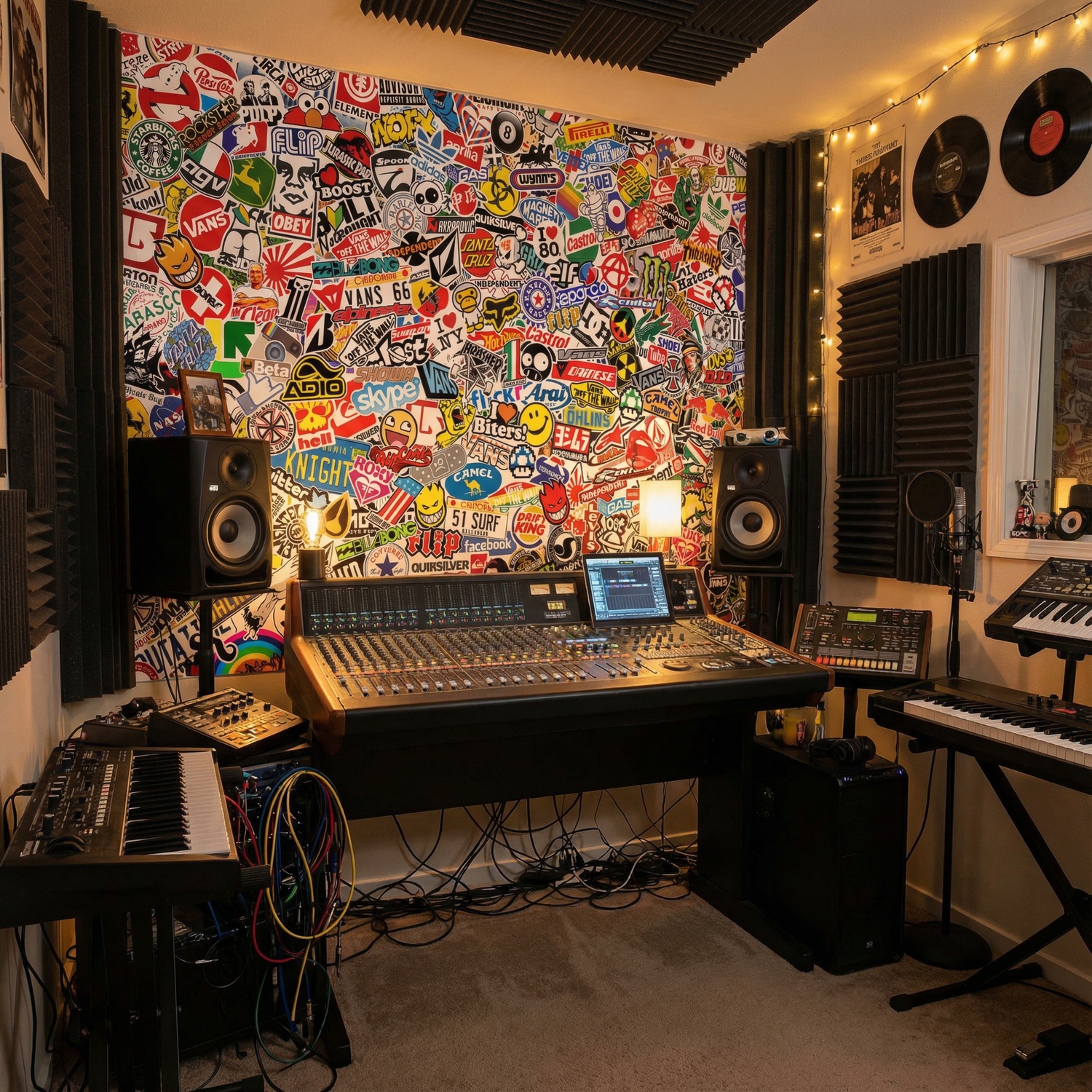 Fotomurali : StickerBomb murale