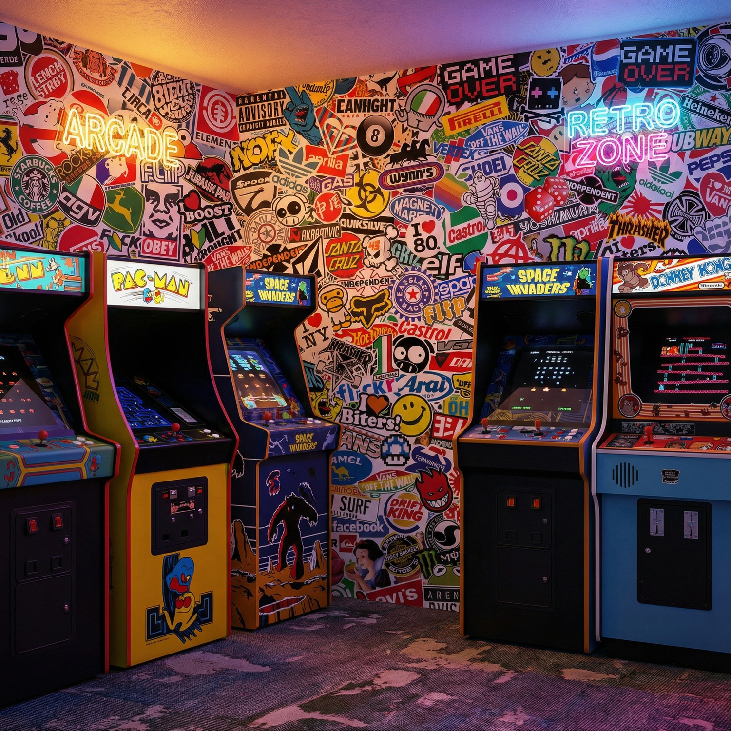 Fotomurali : StickerBomb murale