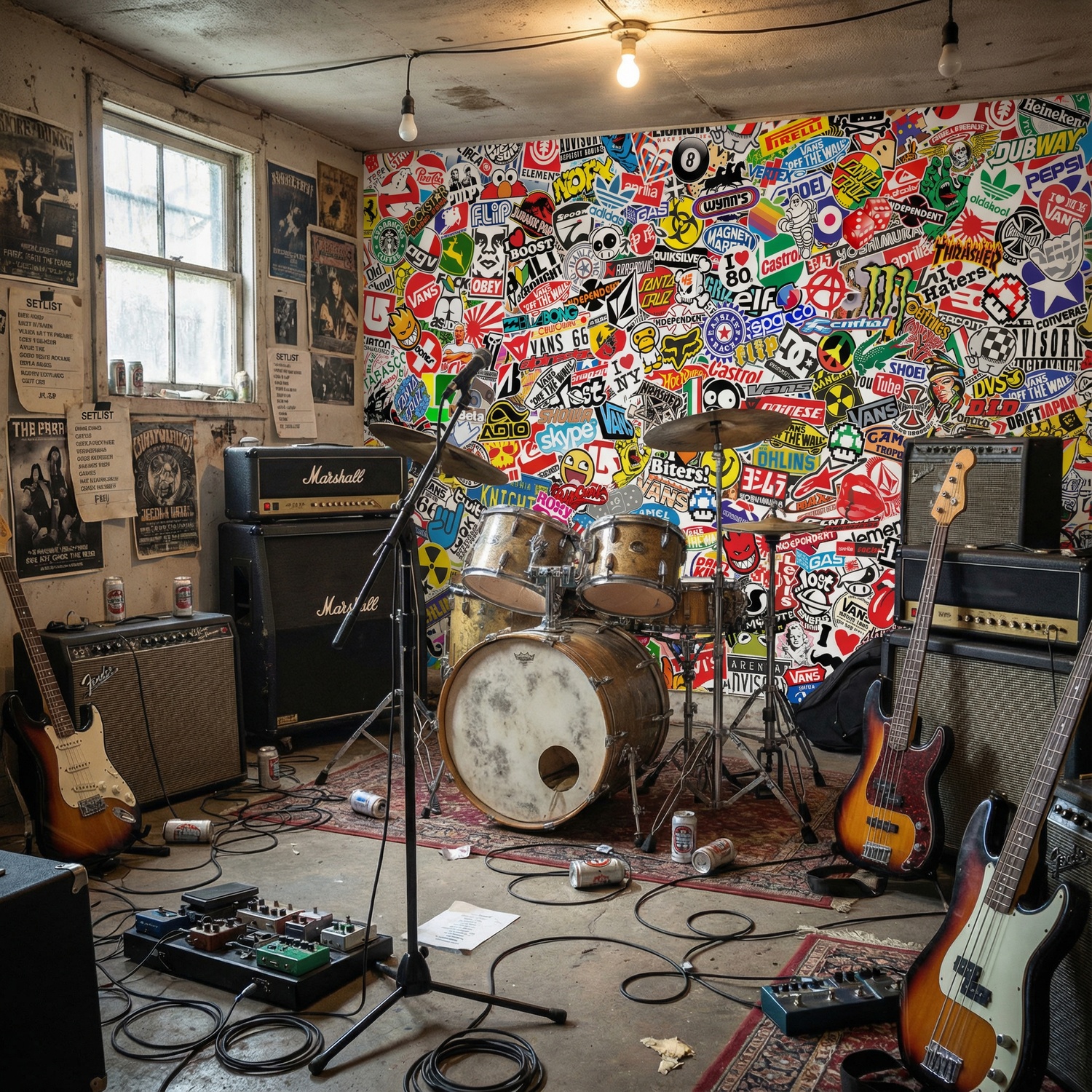 Fotomurali : StickerBomb murale