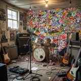 Fotomurali : StickerBomb murale 15