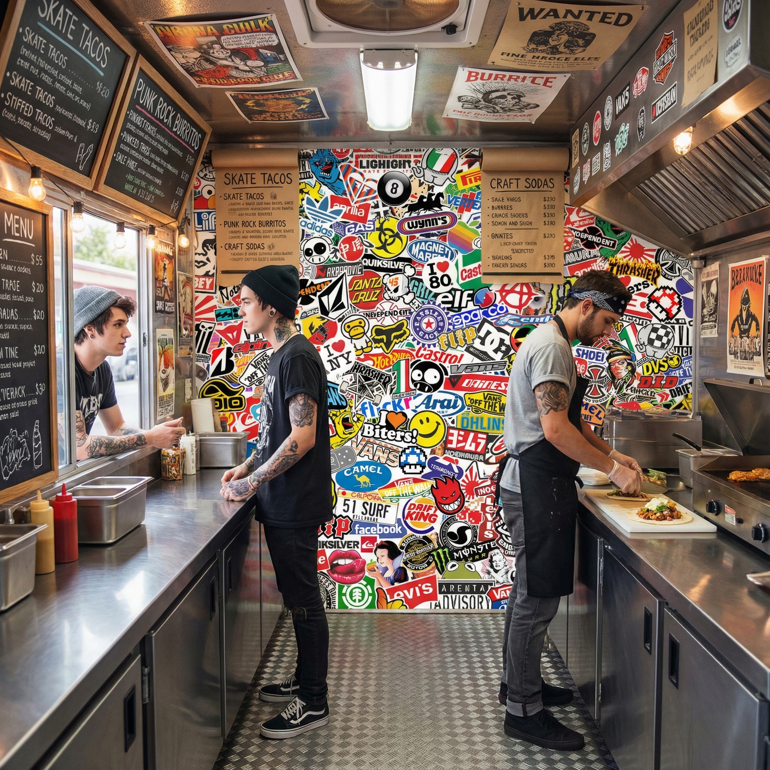 Fotomurali : StickerBomb murale