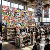 Fotomurali : StickerBomb murale 20