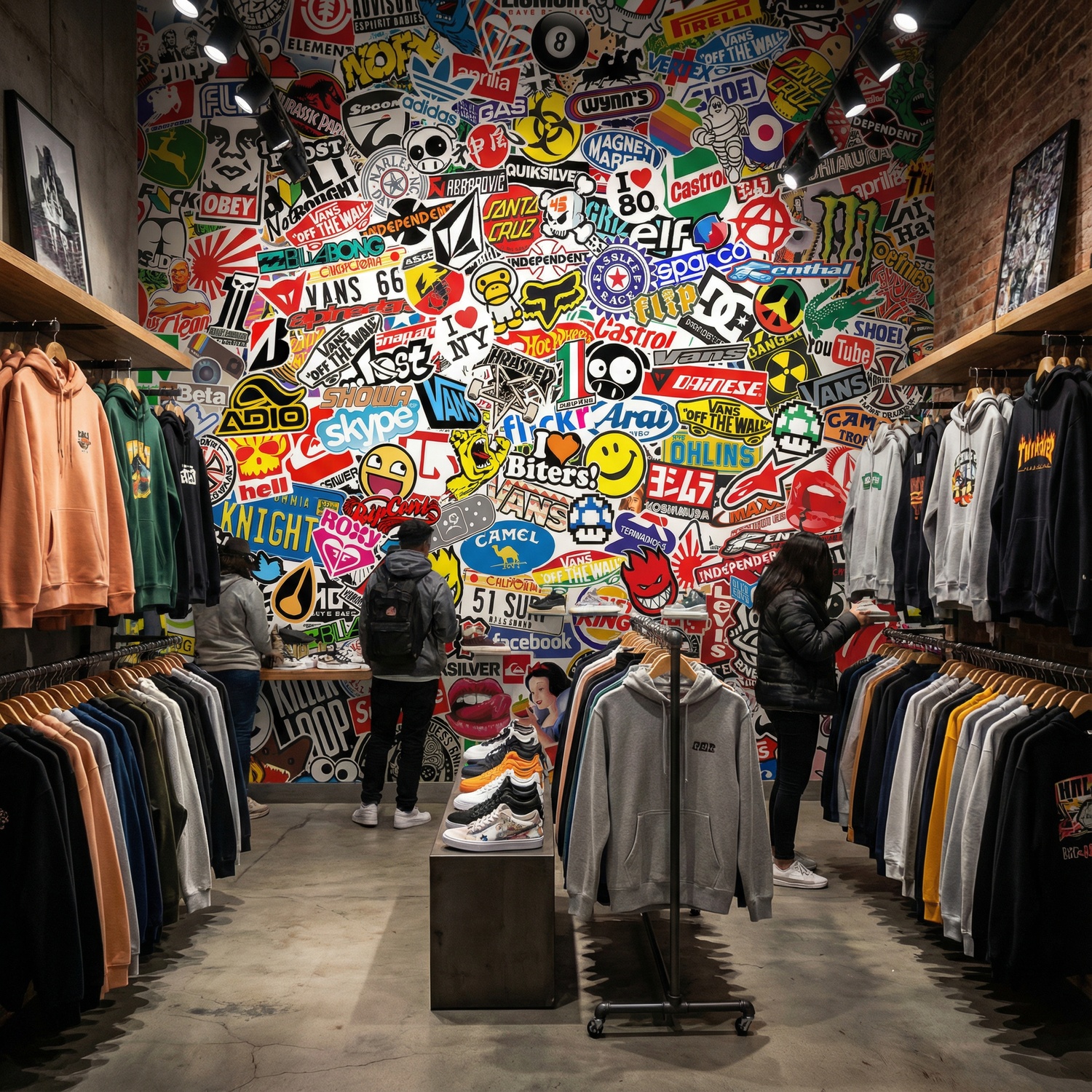 Fotomurali : StickerBomb murale