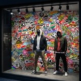 Fotomurali : StickerBomb murale 9