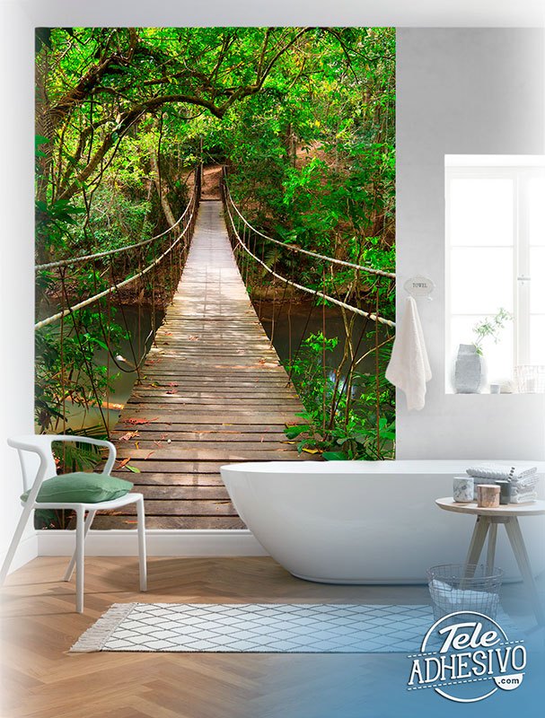 Fotomurali : Ponte in Amazzonia