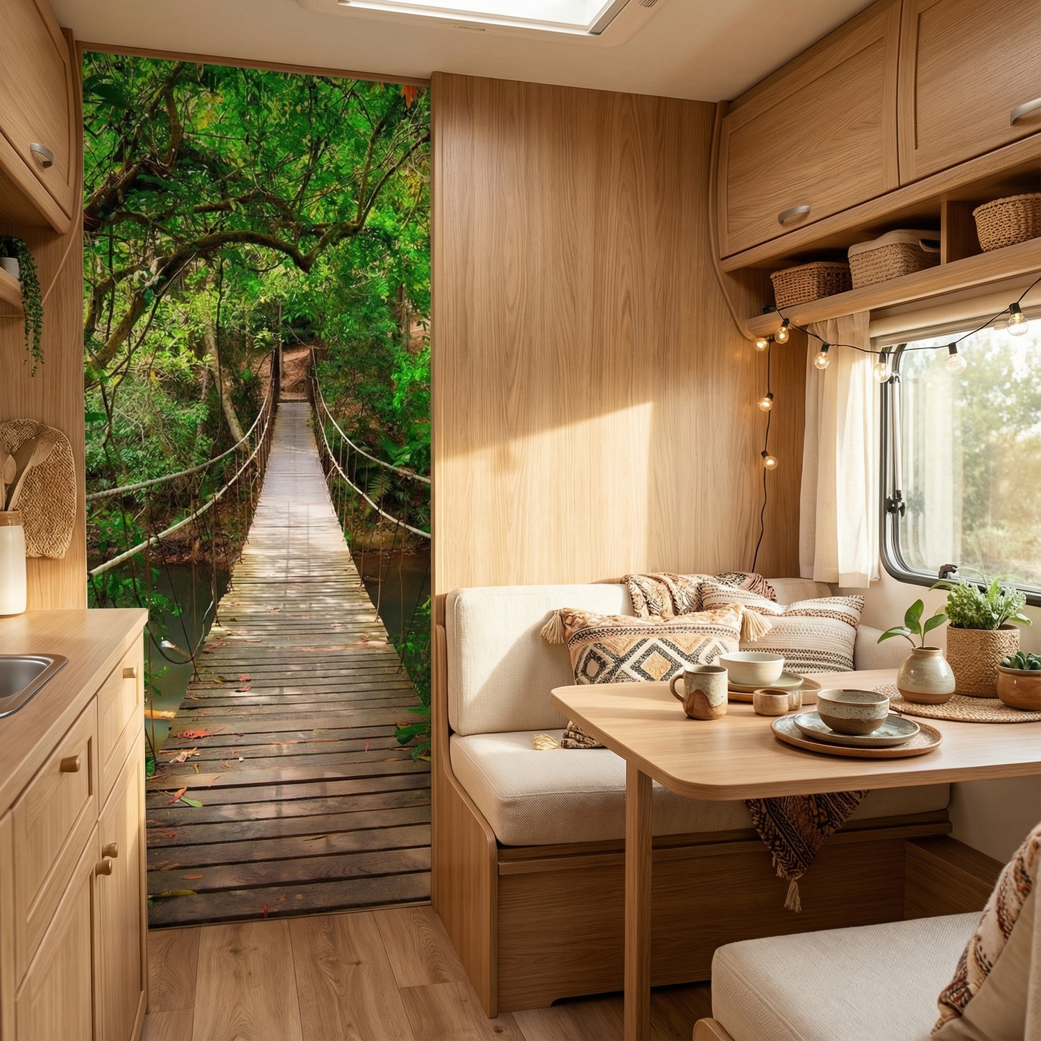 Fotomurali : Ponte in Amazzonia