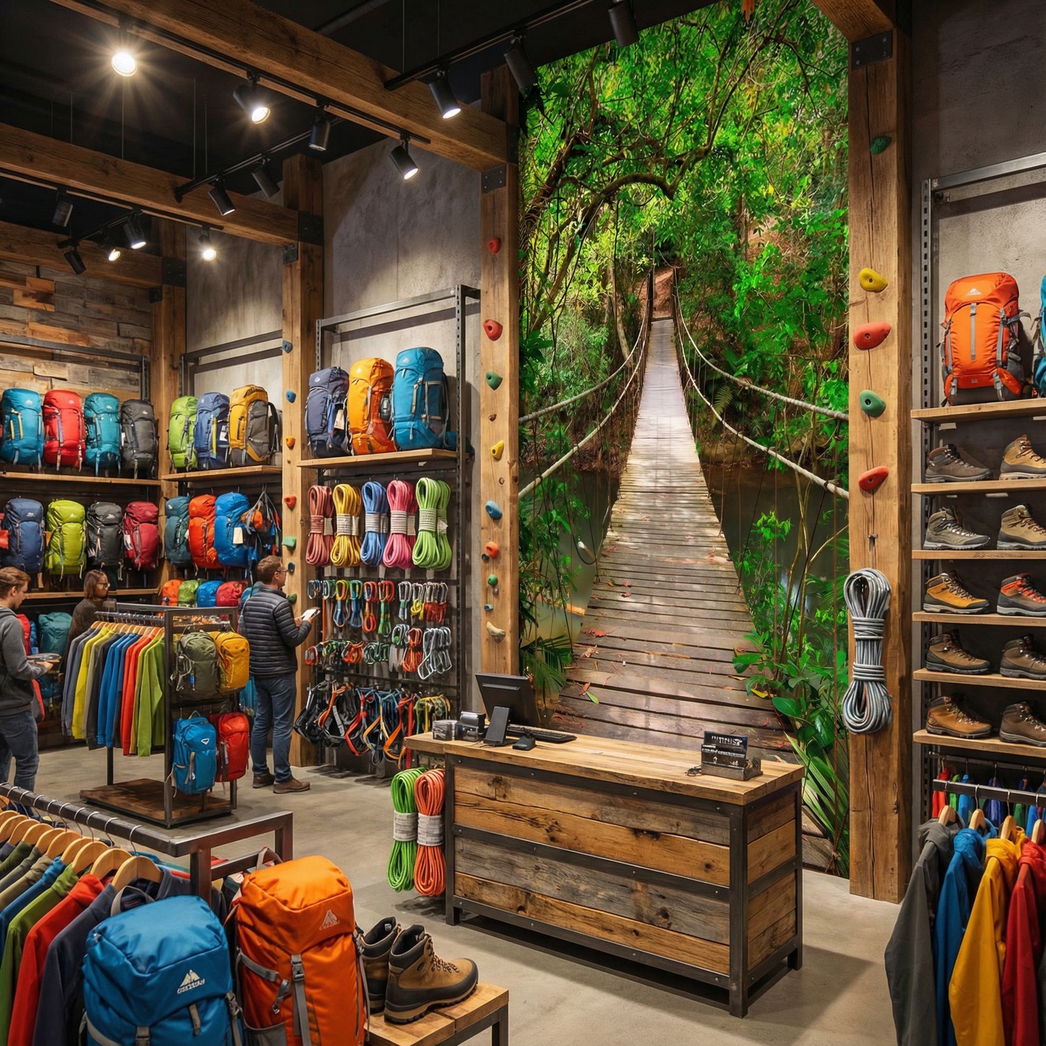 Fotomurali : Ponte in Amazzonia