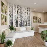 Fotomurali : Foresta di betulla 9