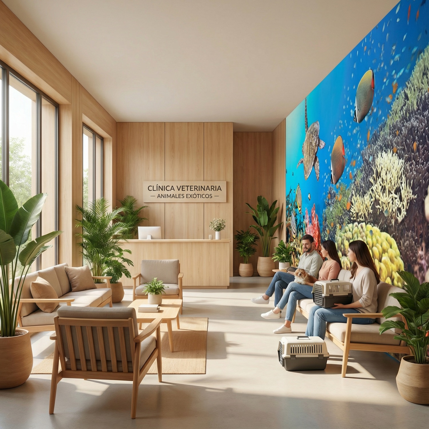 Fotomurali : Panoramica sotto il mare