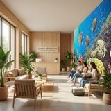 Fotomurali : Panoramica sotto il mare 11