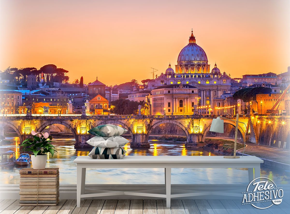 Fotomurali : Ponte Sant Angelo, Roma