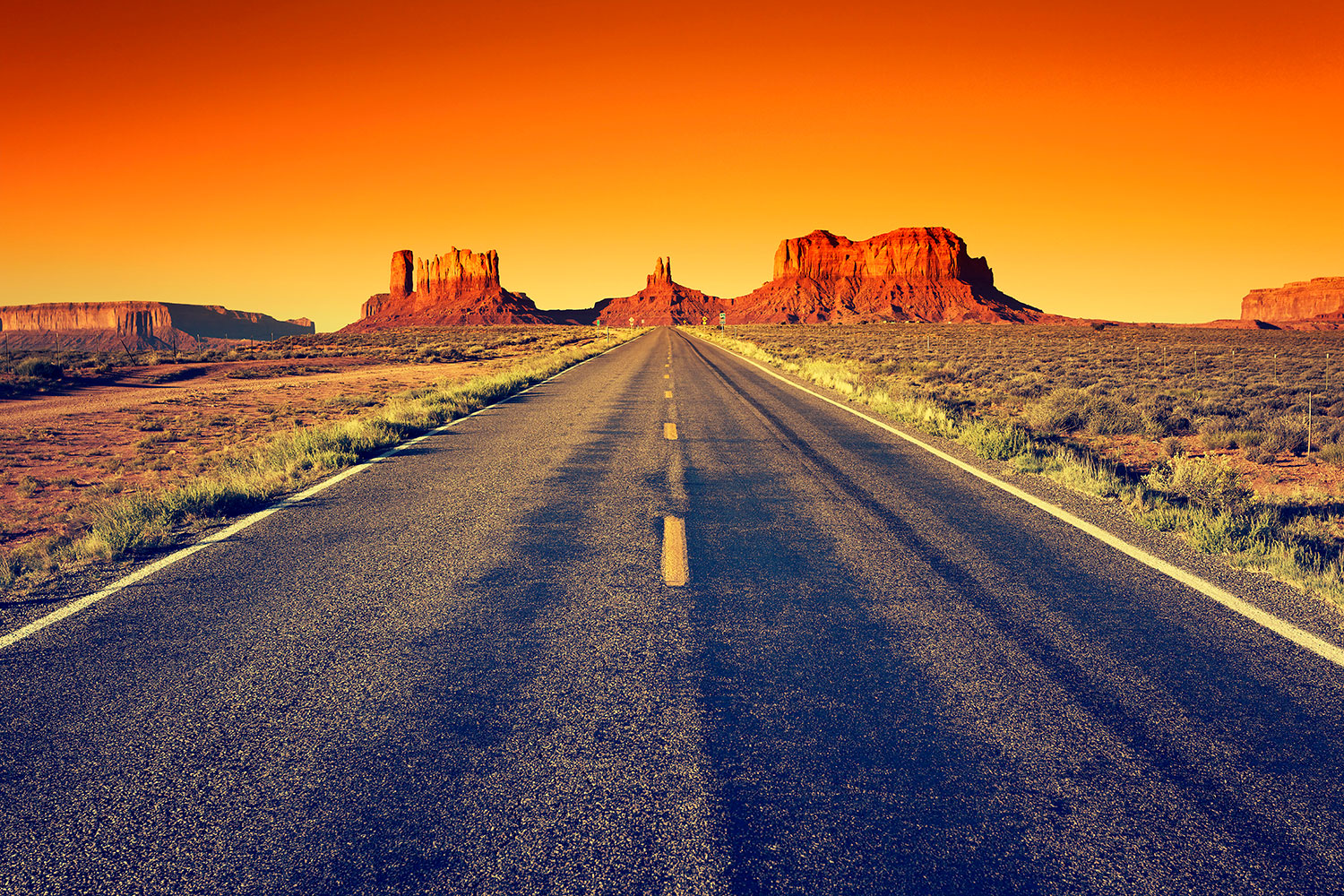 Fotomurali : Percorso Route 66 al Grand Canyon