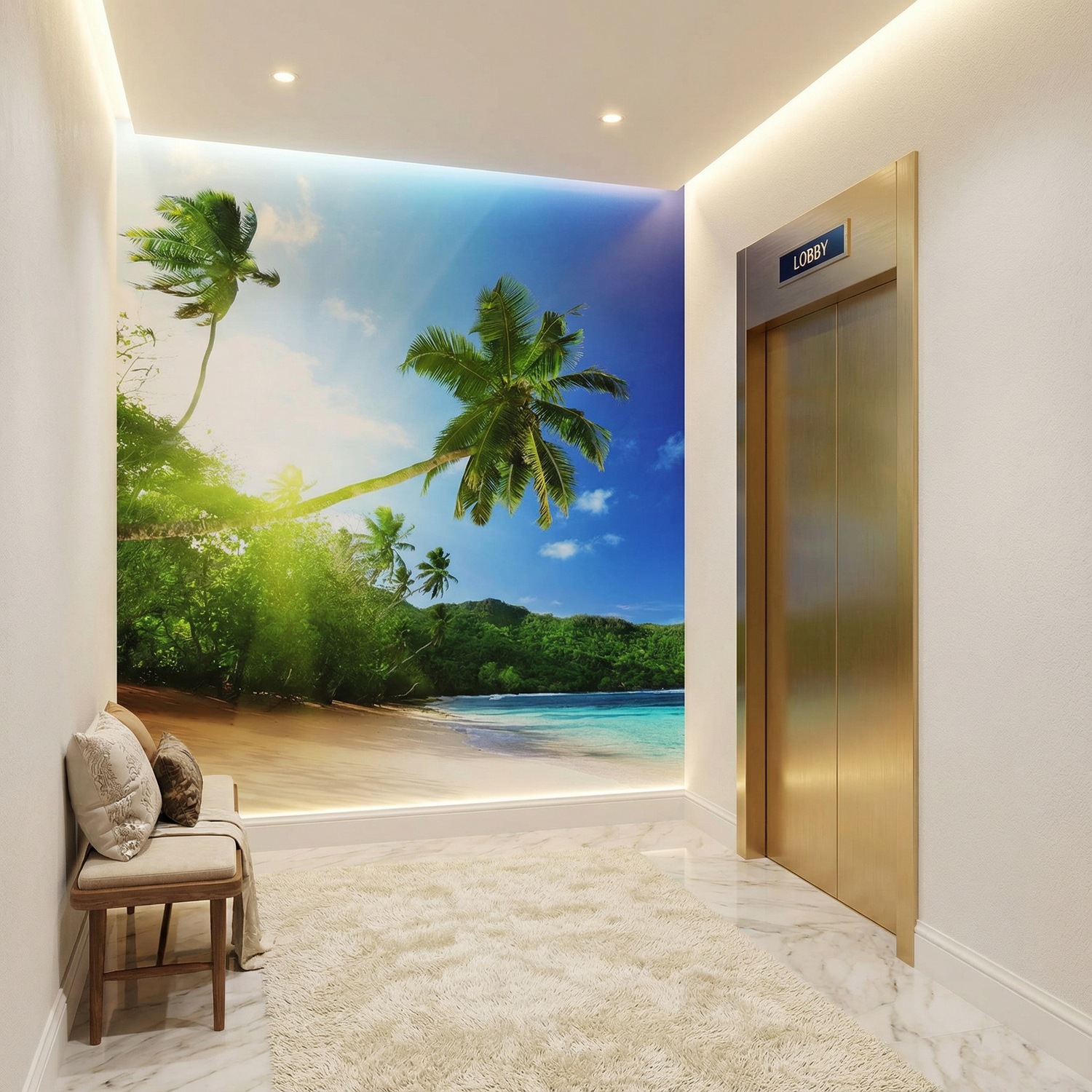 Fotomurali : Spiaggia Cubana