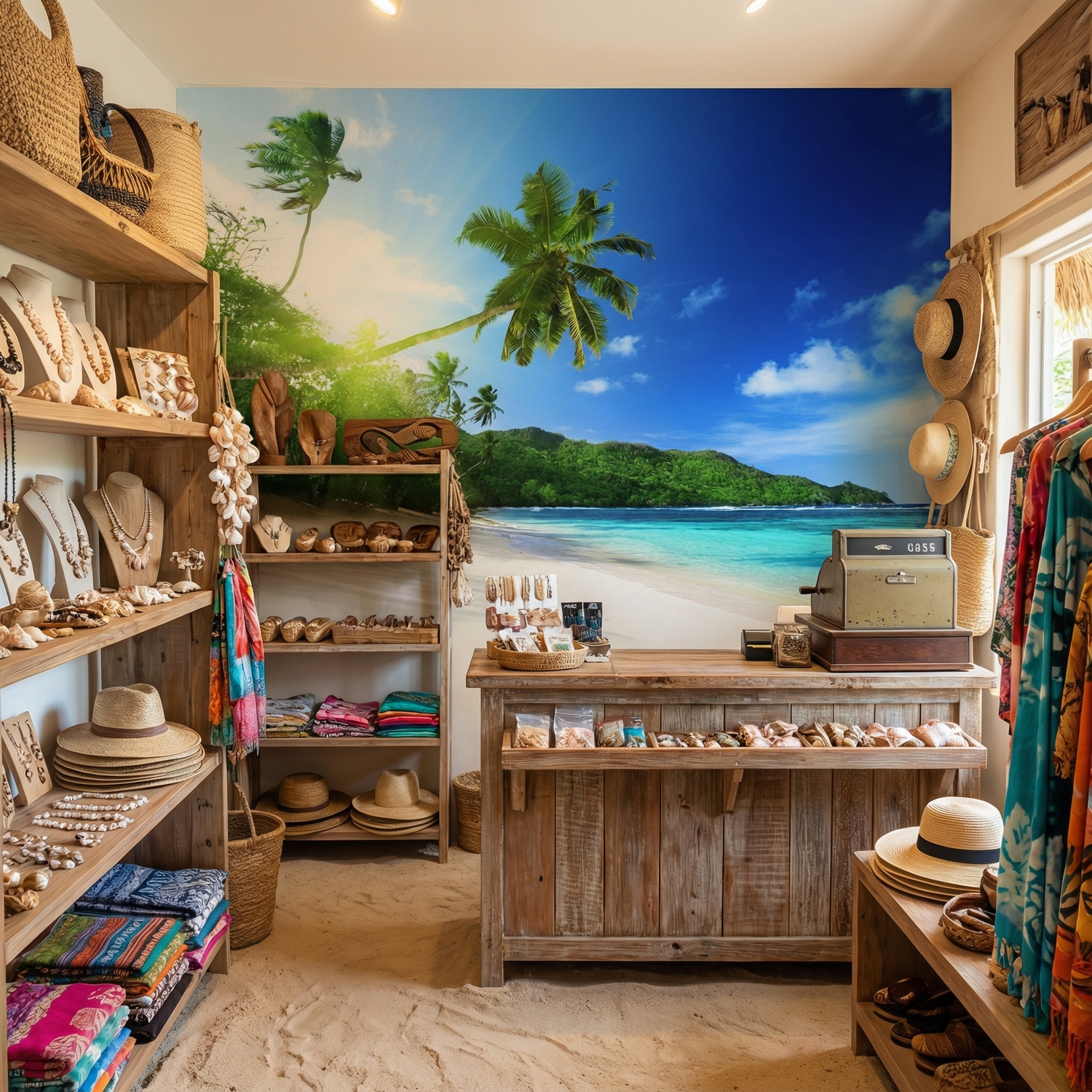 Fotomurali : Spiaggia Cubana