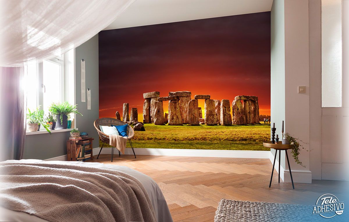 Fotomurali : Stonehenge al tramonto