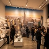 Fotomurali : Il centro di Manhattan al tramonto 22