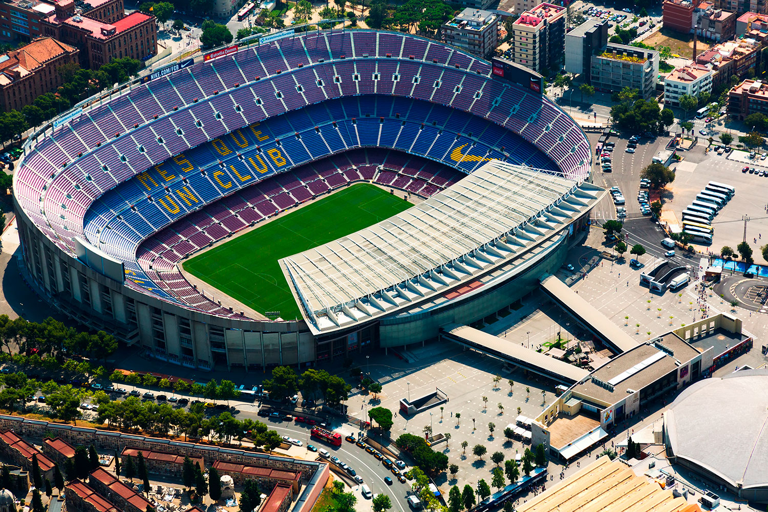 Fotomurali : Veduta aerea di Camp Nou