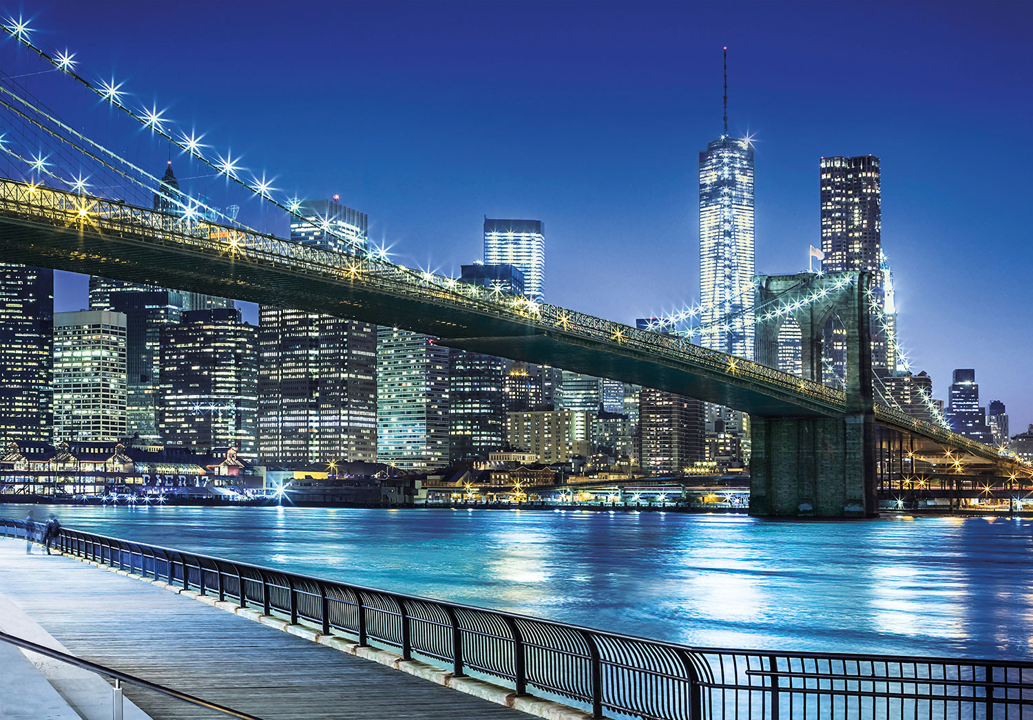 Fotomurali : Notte blu a Manhattan