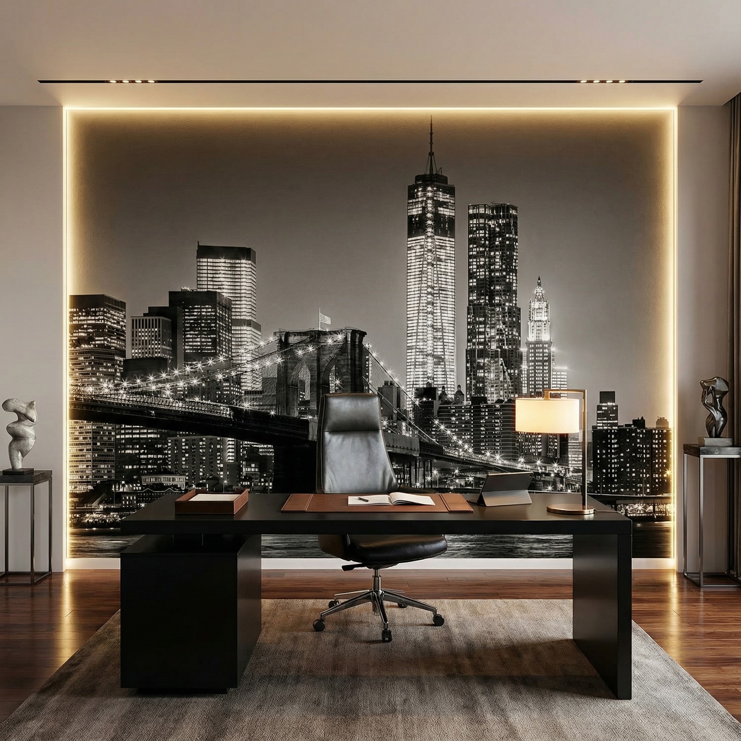 Fotomurali : Manhattan in bianco e nero