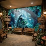 Fotomurali : Gatto dal Paese delle Meraviglie 17