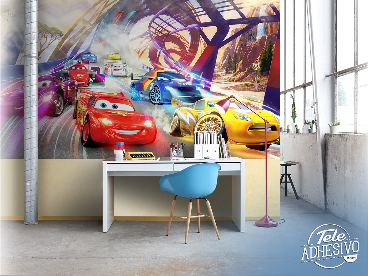 Fotomurali : Gara da Cars, Disney