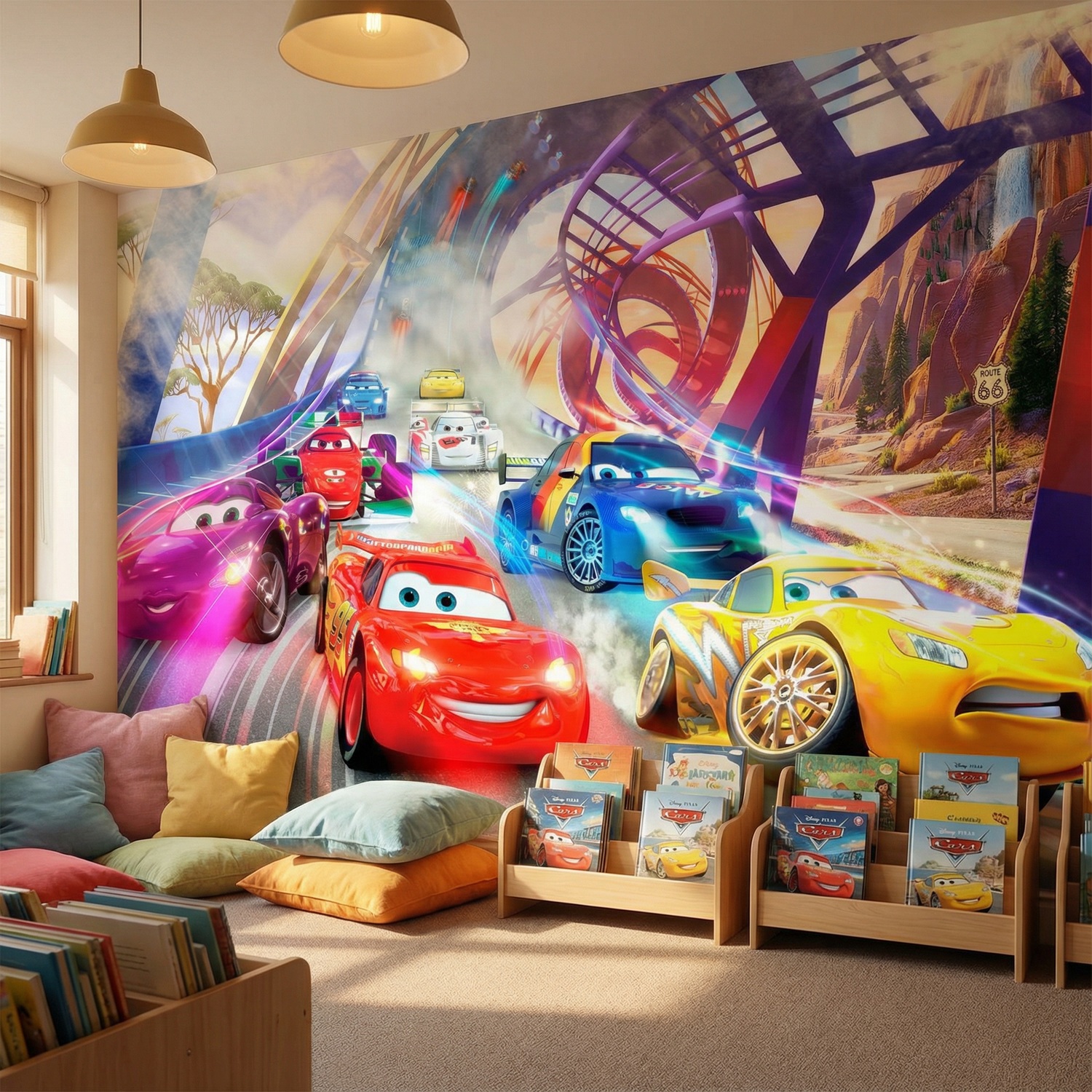 Fotomurali : Gara da Cars, Disney