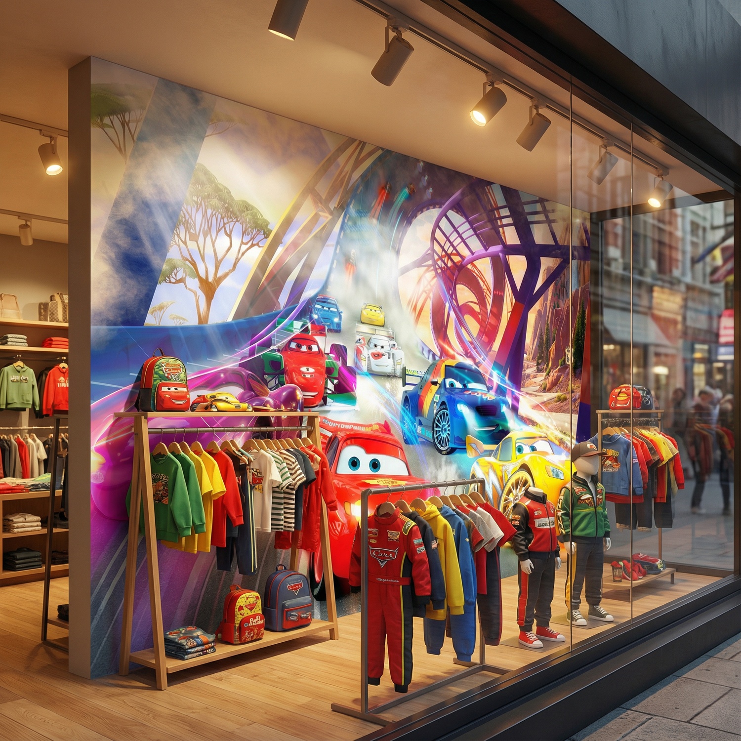 Fotomurali : Gara da Cars, Disney