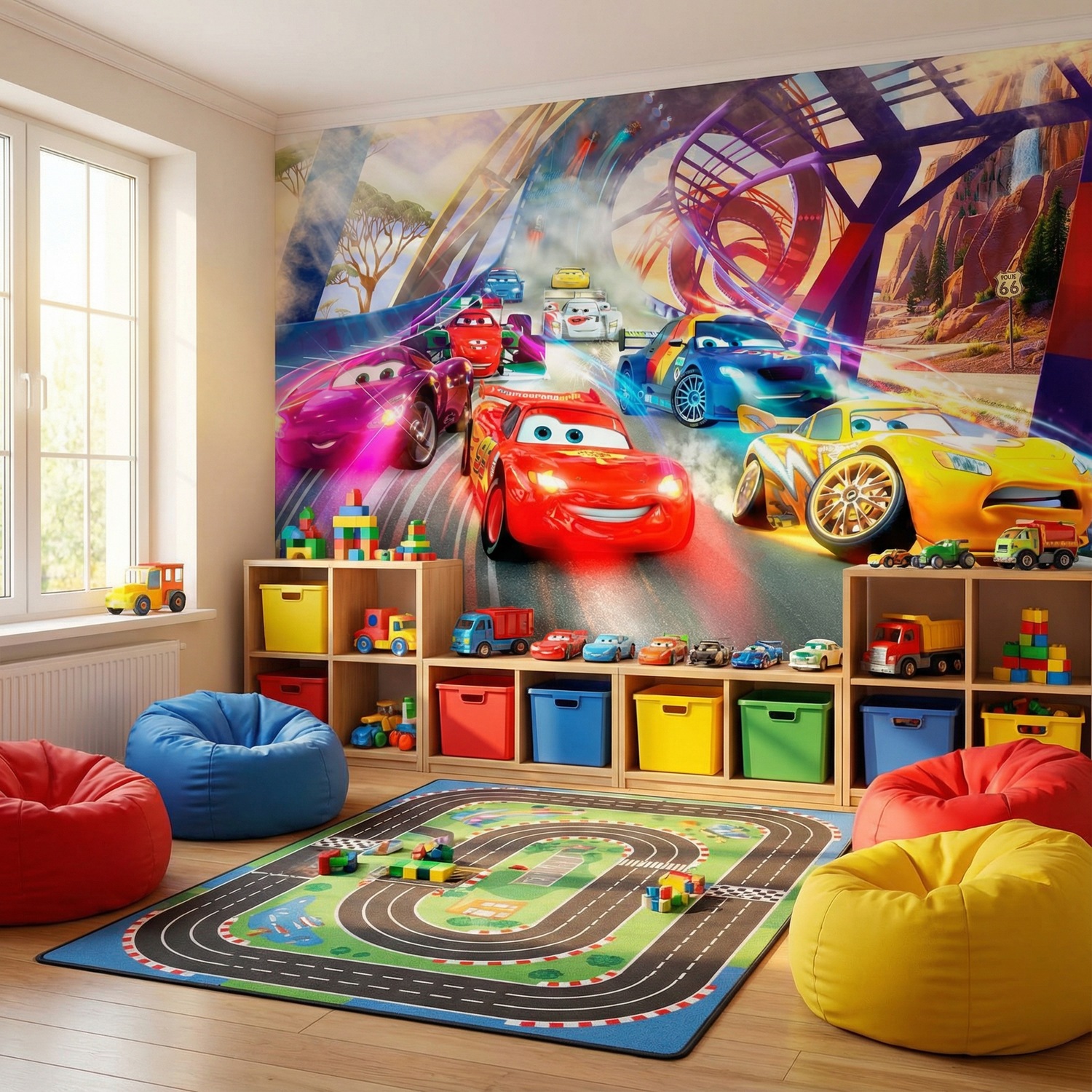 Fotomurali : Gara da Cars, Disney