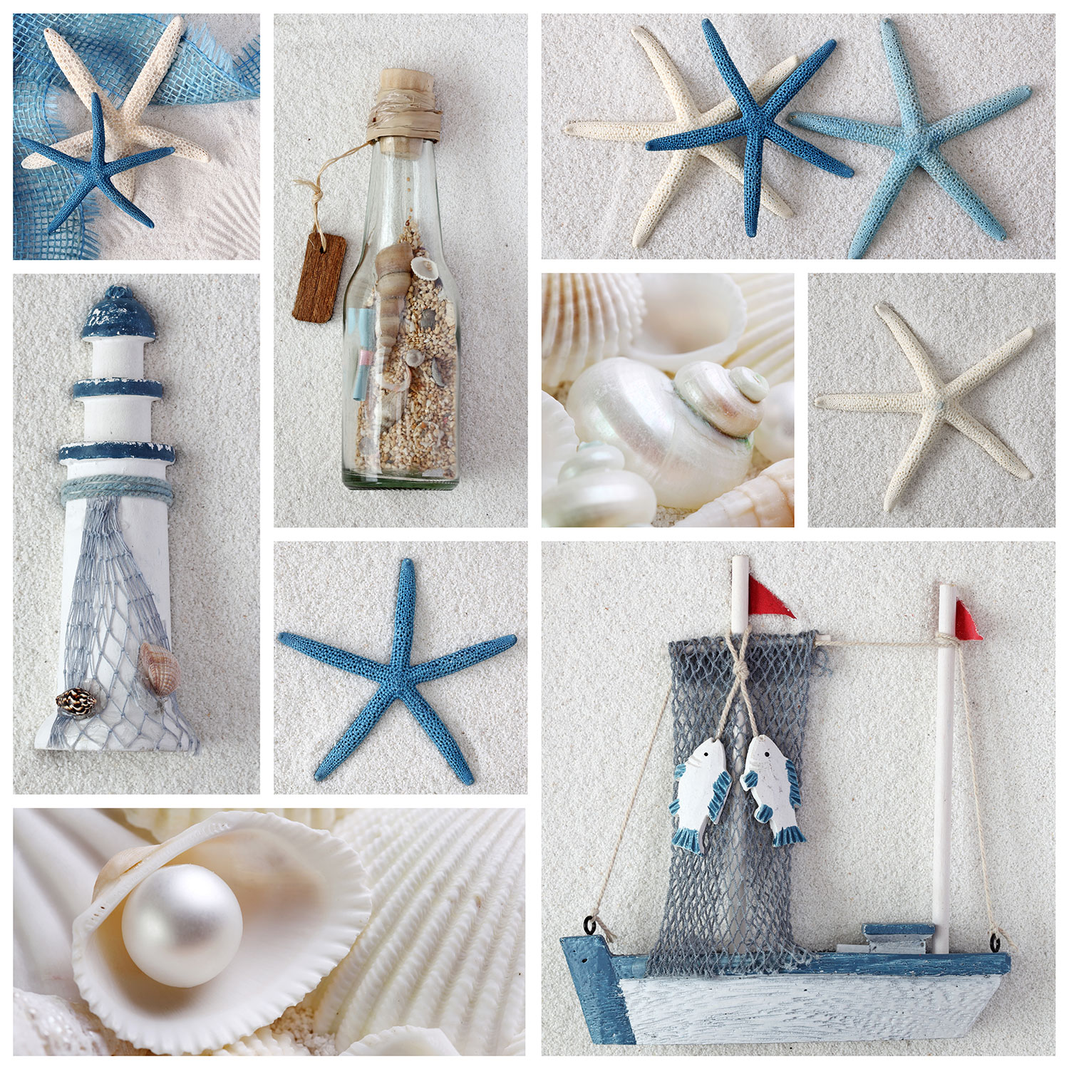 Fotomurali : Collage Marinaio