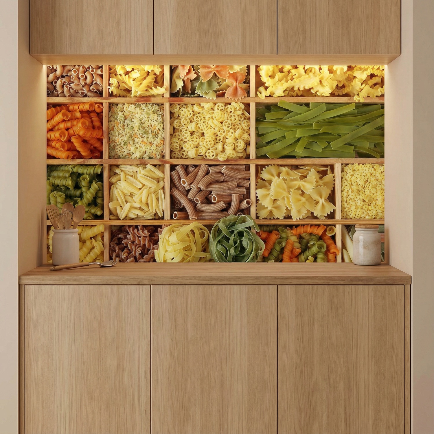 Fotomurali : Collage Pasta italiana