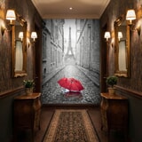 Fotomurali : Pioggia a Parigi 3