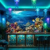 Fotomurali : Tartaruga nelle correnti marine 14