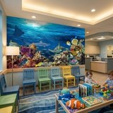 Fotomurali : Tartaruga nelle correnti marine 5