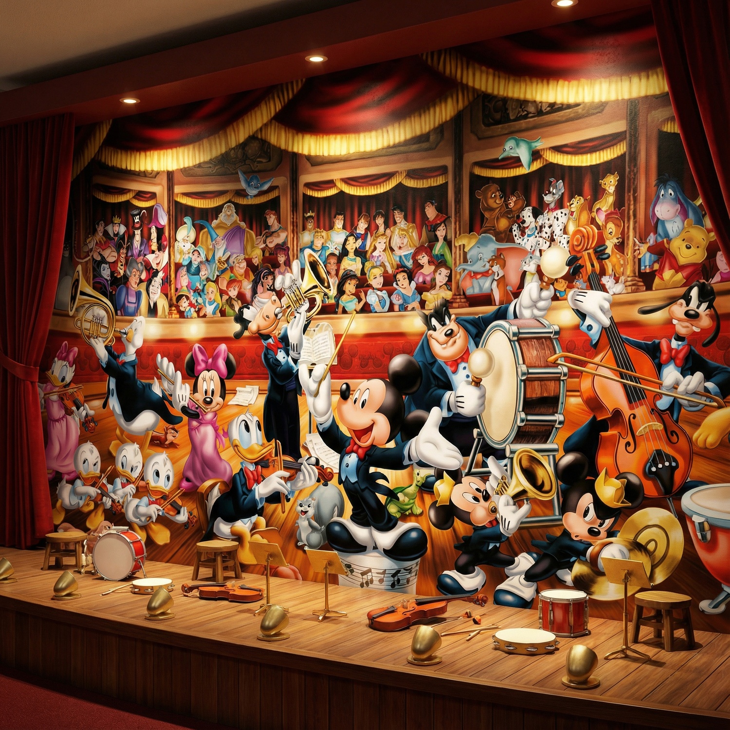 Fotomurali : Orchestra Disney