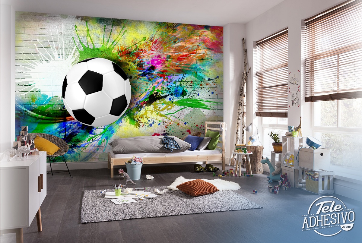 Fotomurali : Pallone da calcio classico