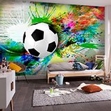 Fotomurali : Pallone da calcio classico 2