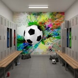 Fotomurali : Pallone da calcio classico 10