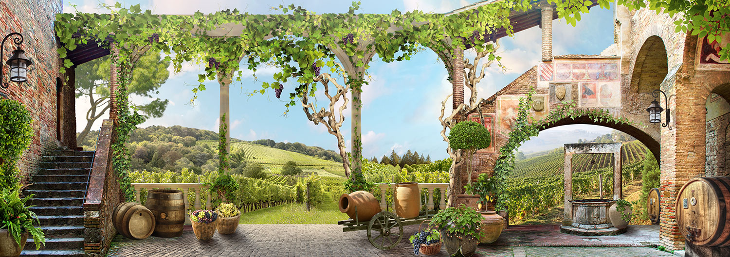 Fotomurali : Agriturismo italiano