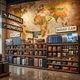 Fotomurali : Mappa del mondo vintage stile atlante 11