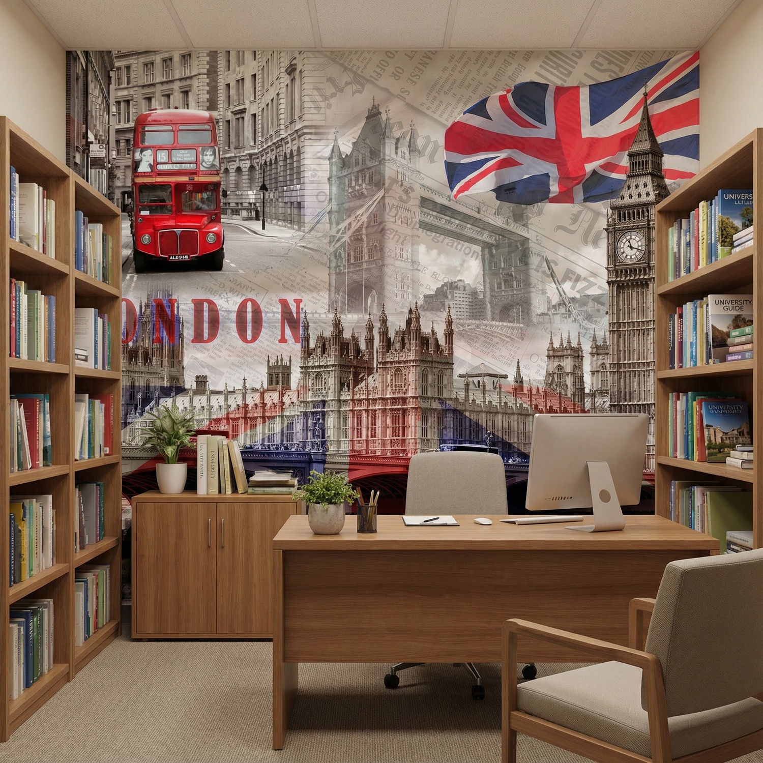 Fotomurali : Collage Palazzo Westminster