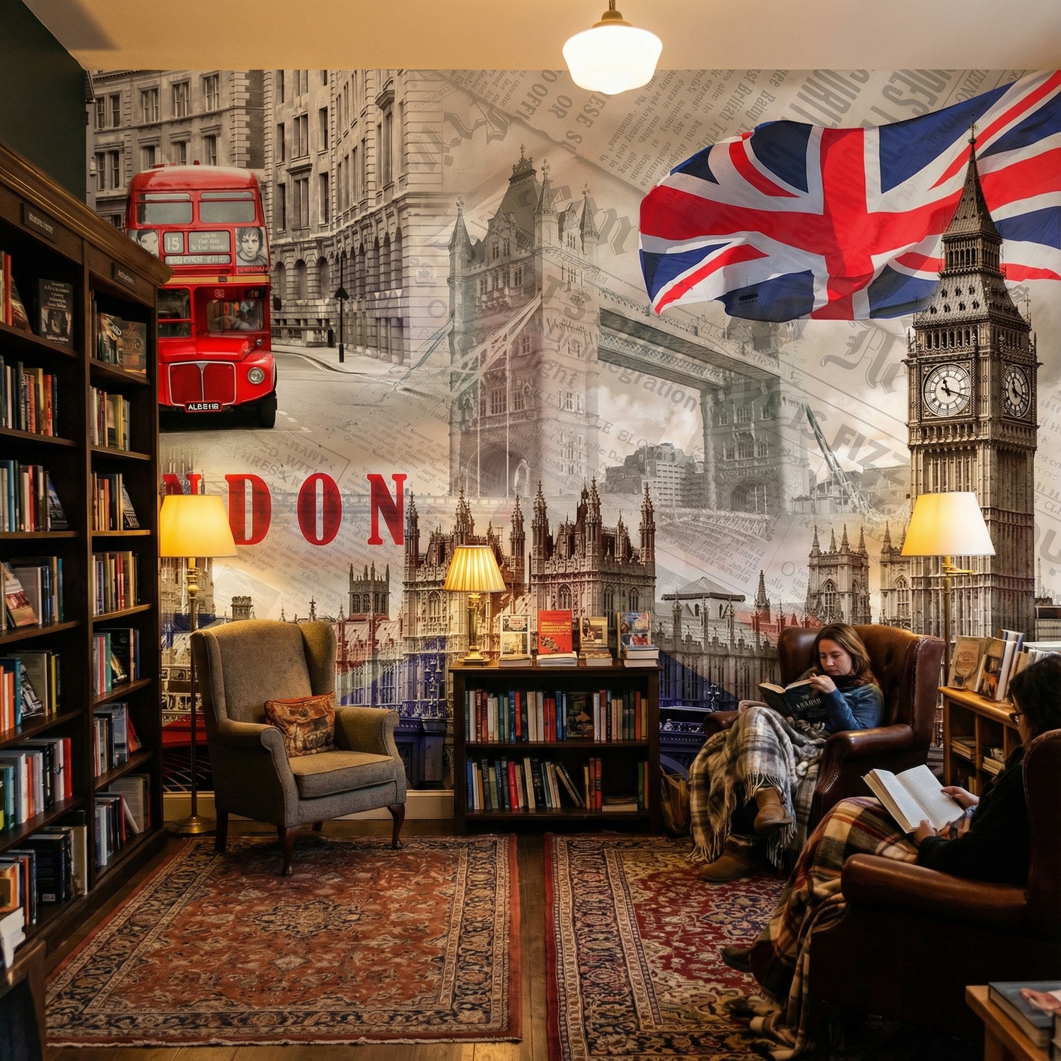 Fotomurali : Collage Palazzo Westminster