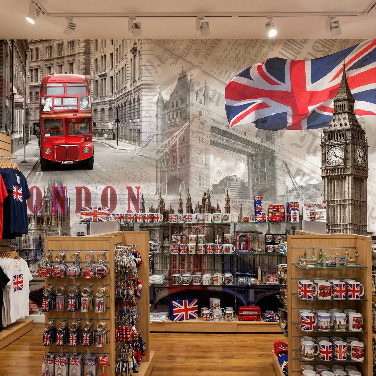 Fotomurali : Collage Palazzo Westminster