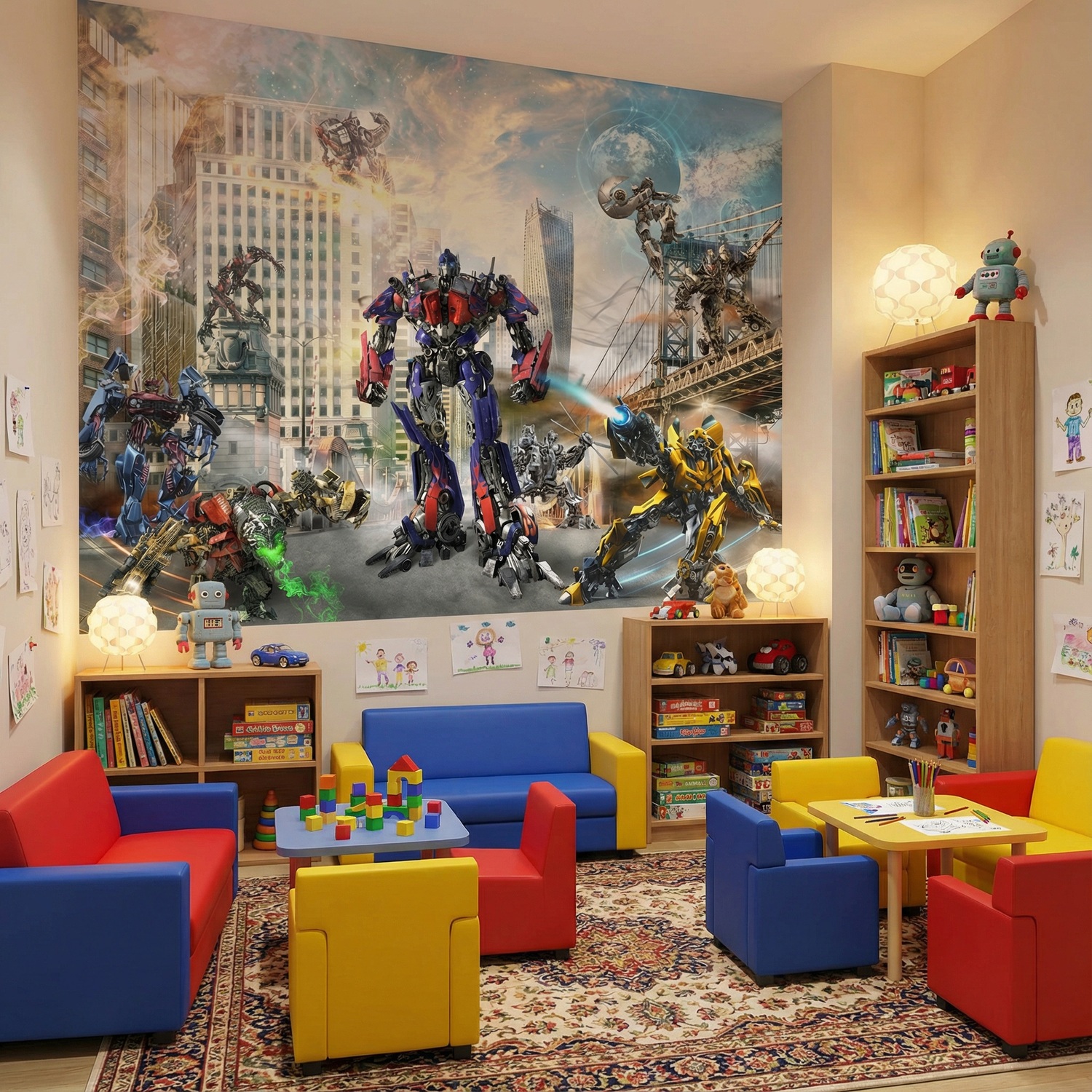 Fotomurali : Transformers in azione