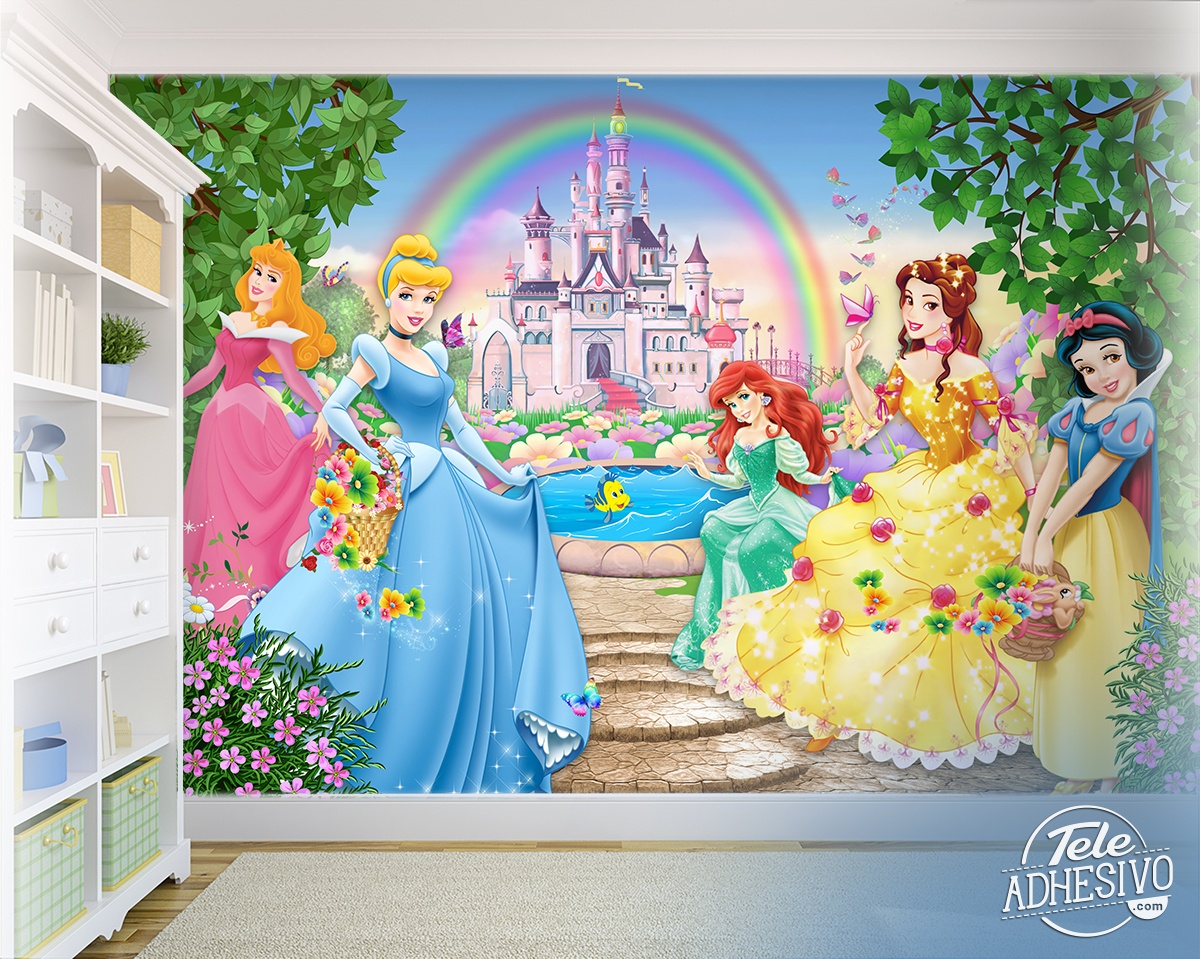 Fotomurali : Principesse e Castello Disney