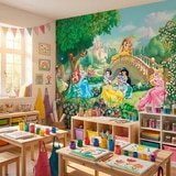 Fotomurali : Principesse Disney con animali domestici 7