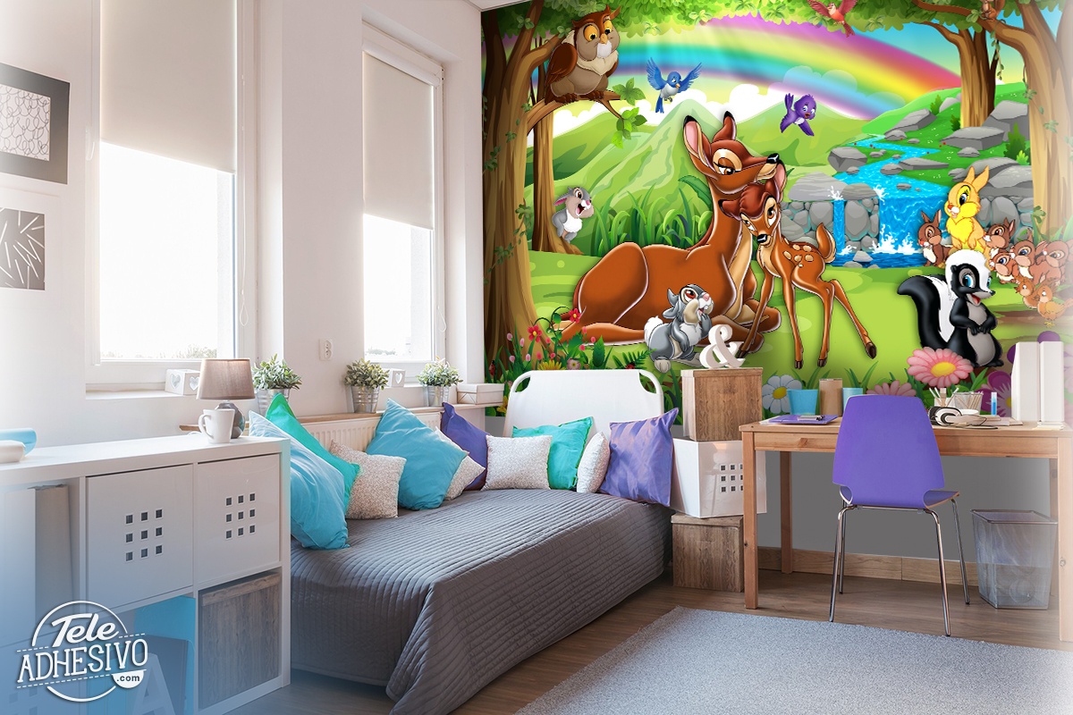 Fotomurali: Bambi nel bosco