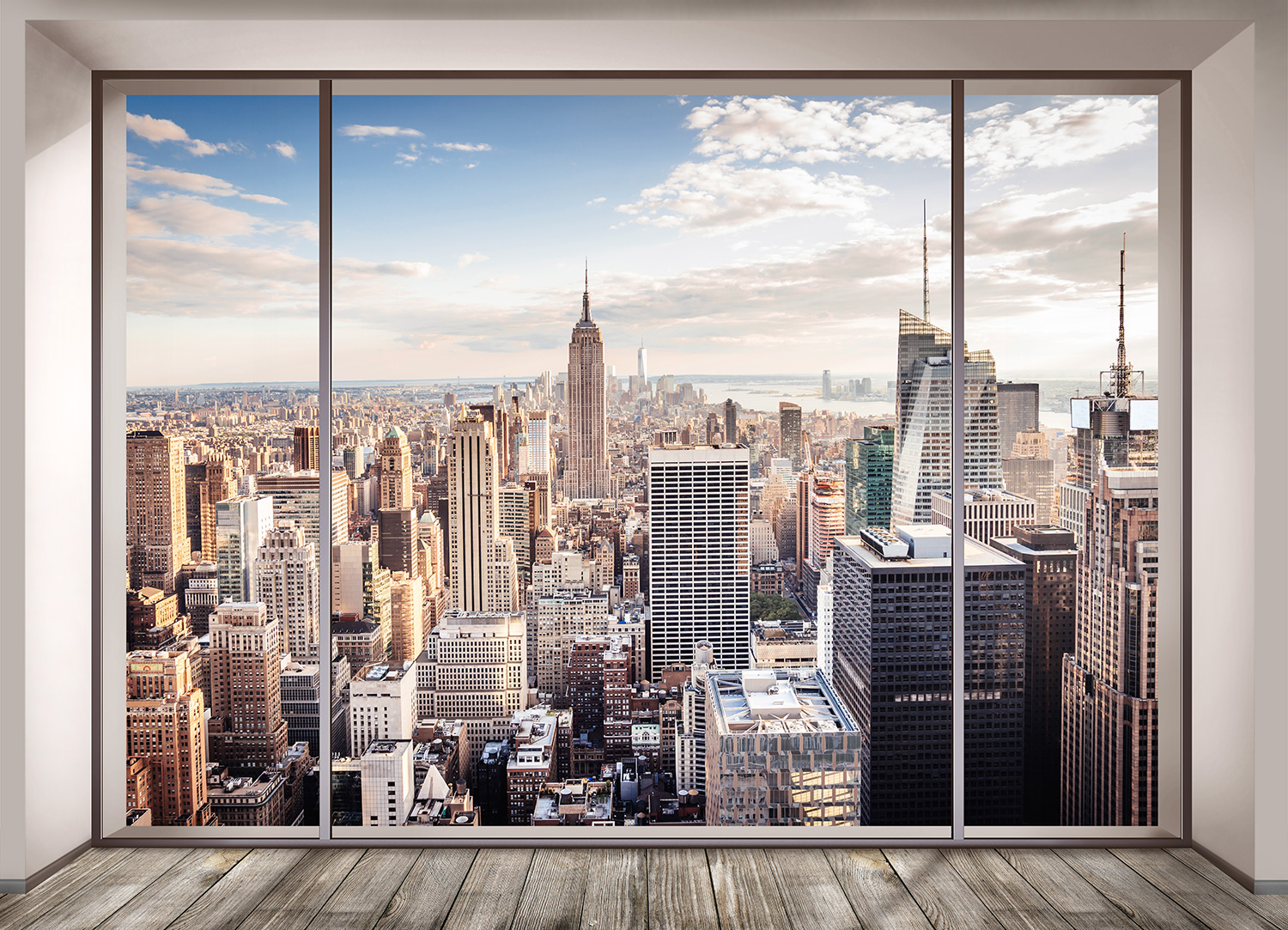 Fotomurali : Vista di New York da una camera